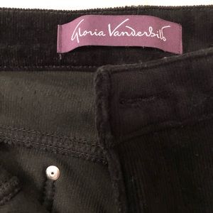 Gloria Vanderbilt Black Jean-style Stretch Pants